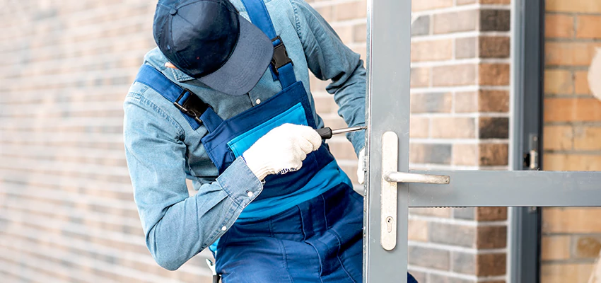 Pivot Storefront Door Locks Installation in New Lenox, Illinois